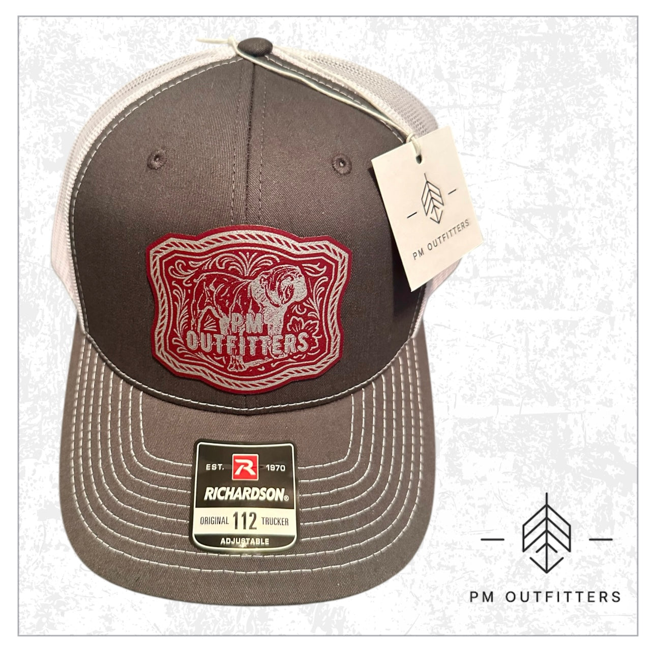 PM Outfitters Bulldog Mississippi State Custom Design Trucker Hat