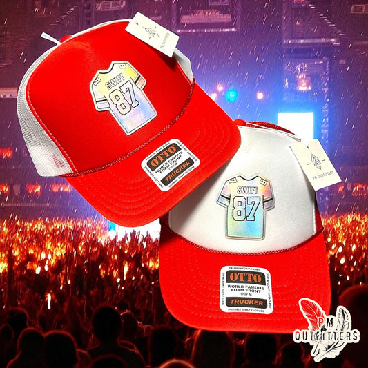 “Swift 87” Kansas City Home & Away Trucker Hats – Limited Edition Holographic Patch