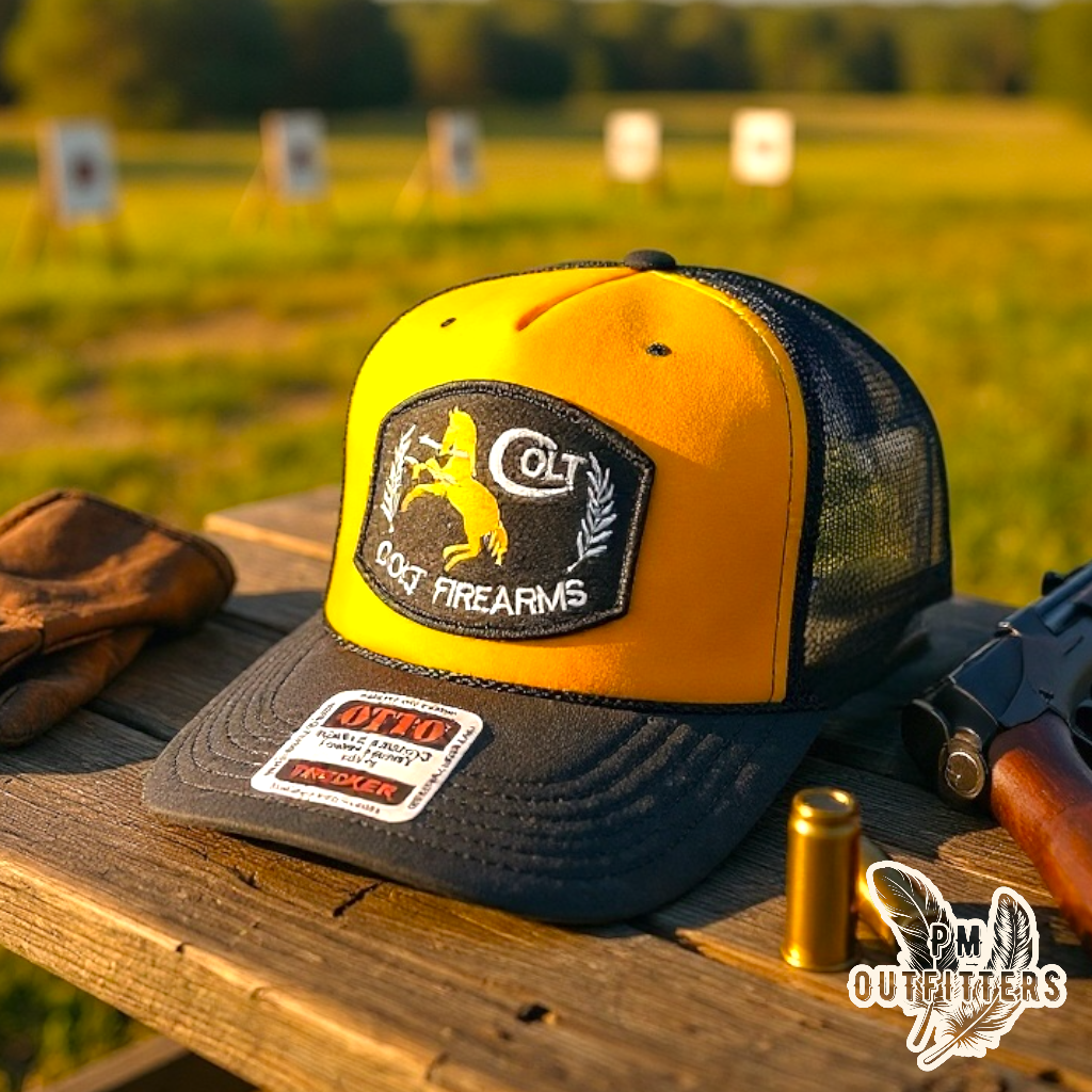 Vintage Colt Firearms Foam Front Rope Trucker Hat