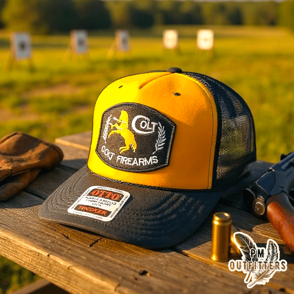 Vintage Colt Firearms Foam Front Rope Trucker Hat