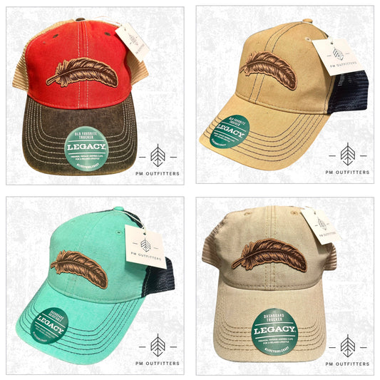 Signature Feather Cork Leatherette Trucker Series