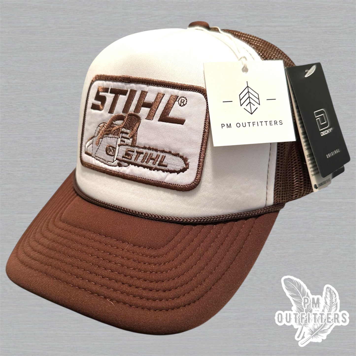 Vintage Stihl Chainsaw Foam Front Rope Trucker Hat
