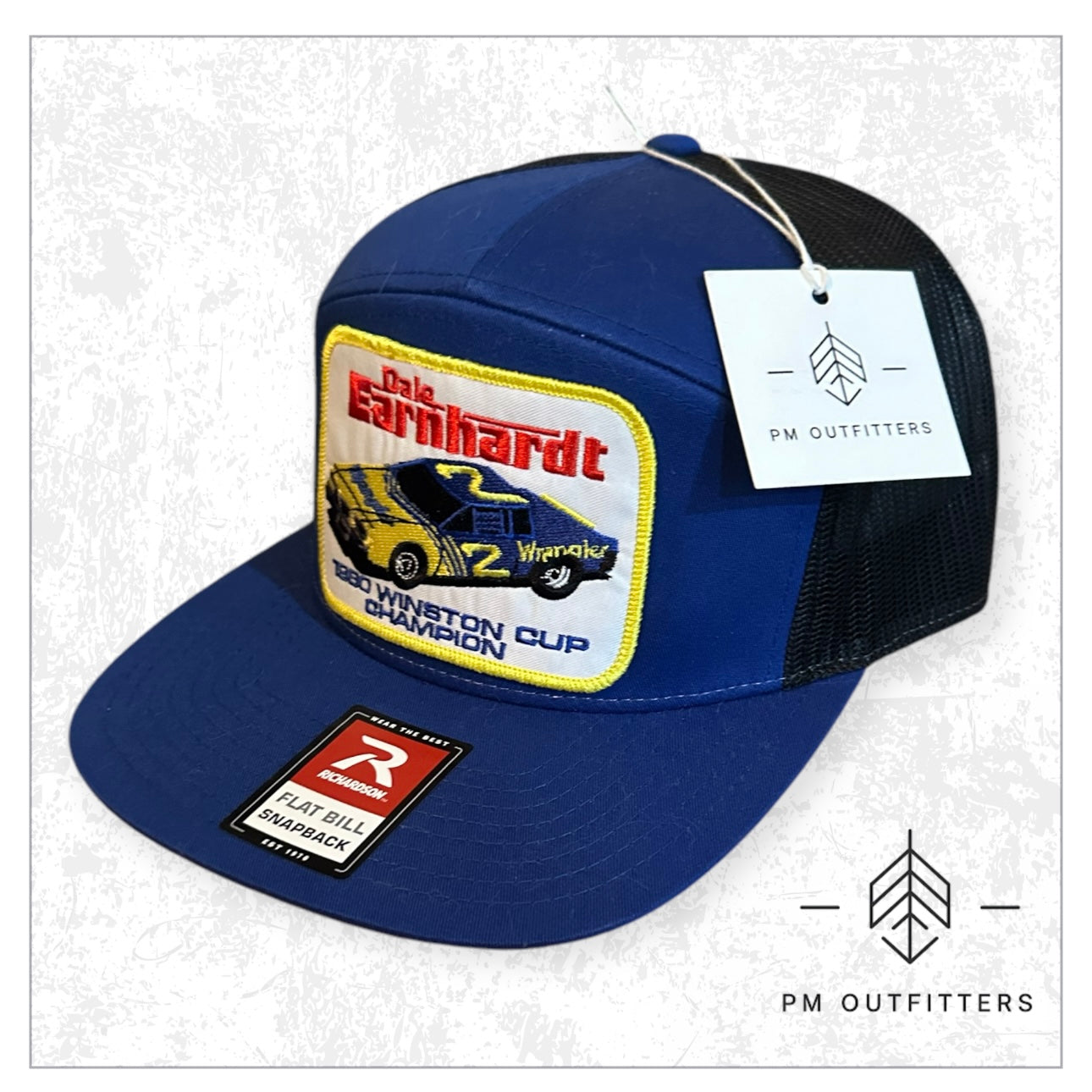 Dale Earnhardt 1980 Winston Cup Champion 7-Panel Trucker Hat