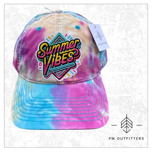 Summer Vibes Tie Dye Cap