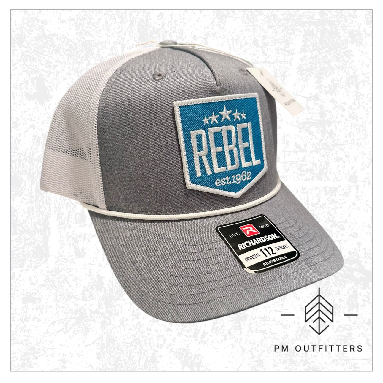 Vintage Rebel Lures Patch Rope Trucker Hat