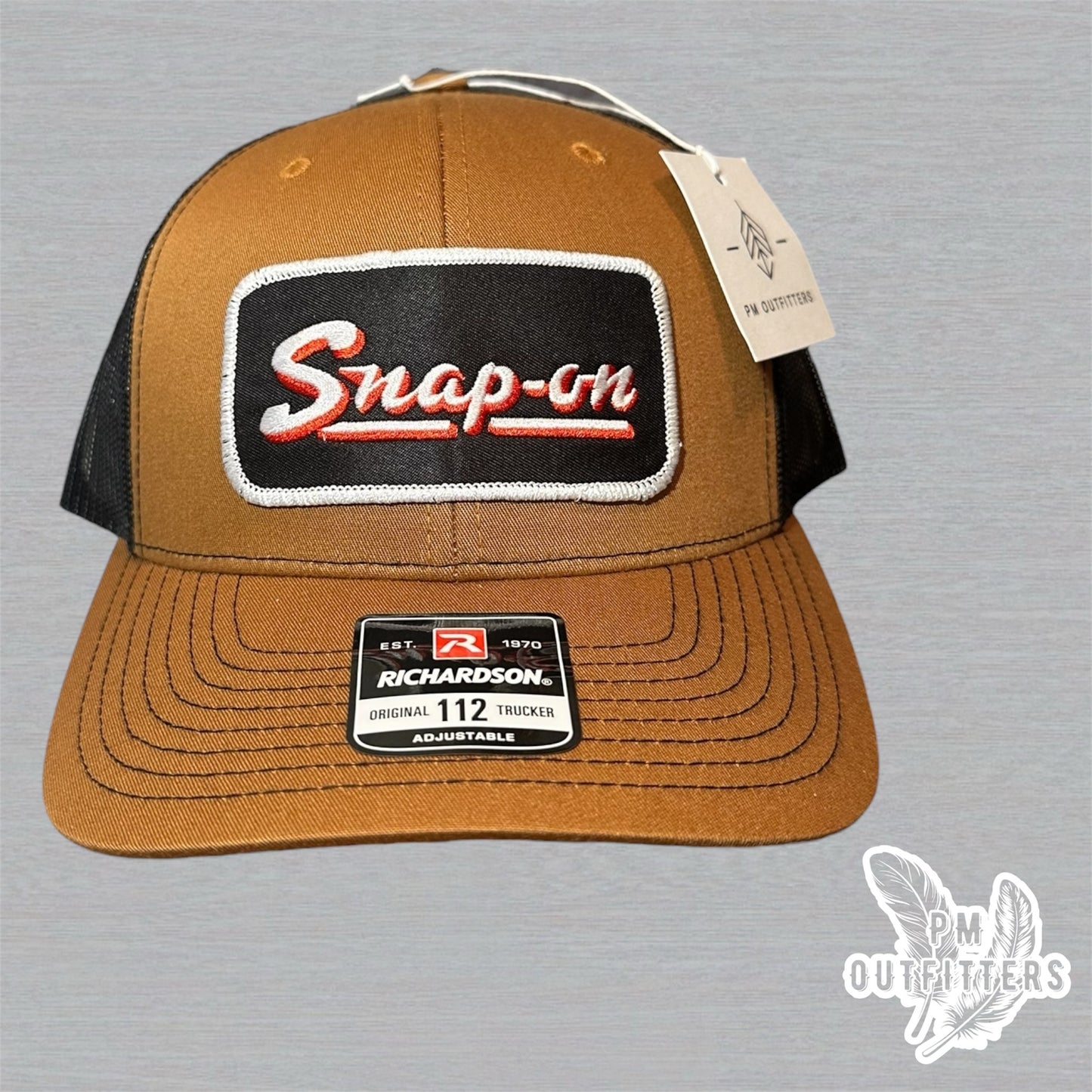 Snap-on Tools Trucker Hat - Caramel & Black Richardson 112