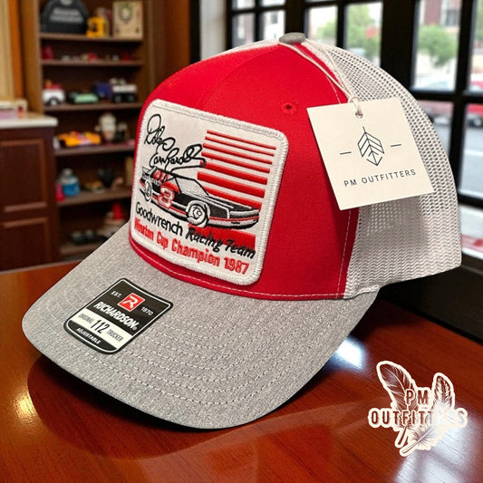 Vintage 1987 Dale Earnhardt Winston Cup NASCAR Champ Patch Trucker Hat