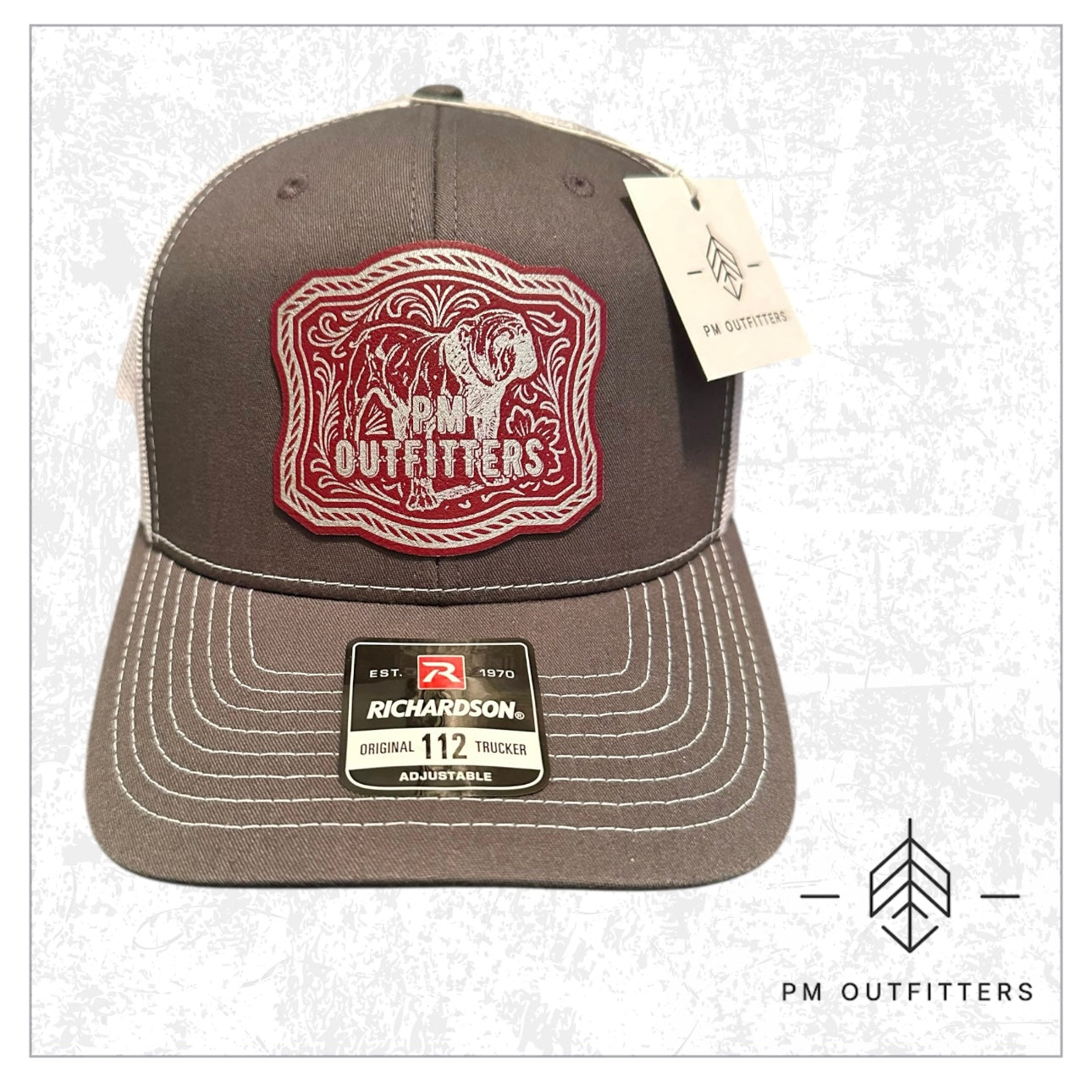 PM Outfitters Bulldog Mississippi State Custom Design Trucker Hat