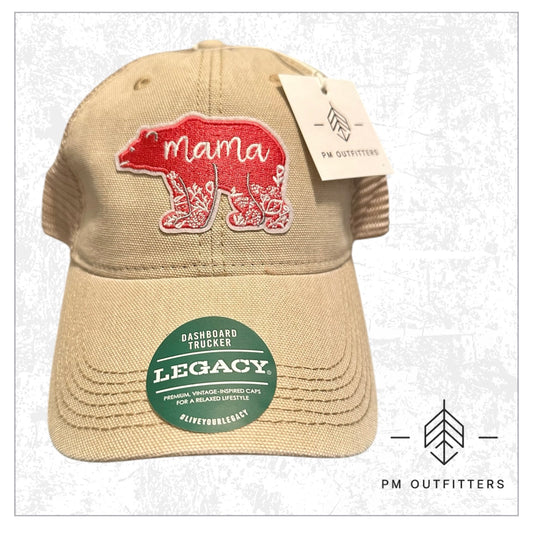 Mama Bear Low-Profile Meshback Hat