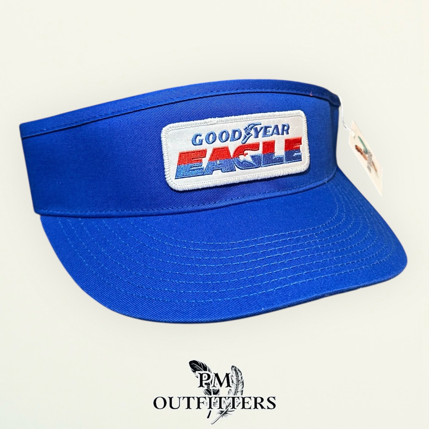 Goodyear Eagle Visor – PM Outfitters Retro Racing Patch | Decky Royal Blue NASCAR Heritage
