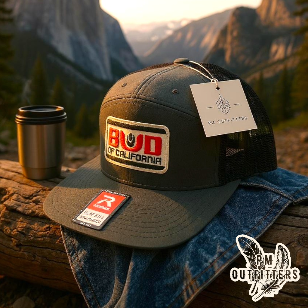 Bud Of California 7-Panel Trucker Hat