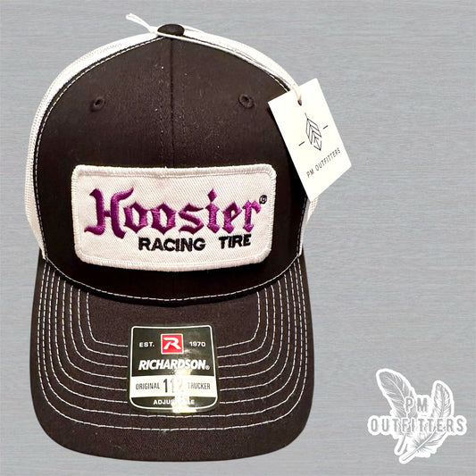 Retro Hoosier Racing Tires Patch Richardson 112 Trucker Hat