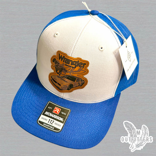 Dale Earnhardt Wrangler NASCAR Custom Design Richardson 112 Trucker Hat