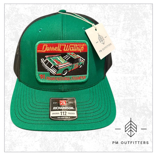 Vintage Darrell Waltrip 1981 NASCAR Champion Racing Trucker Hat