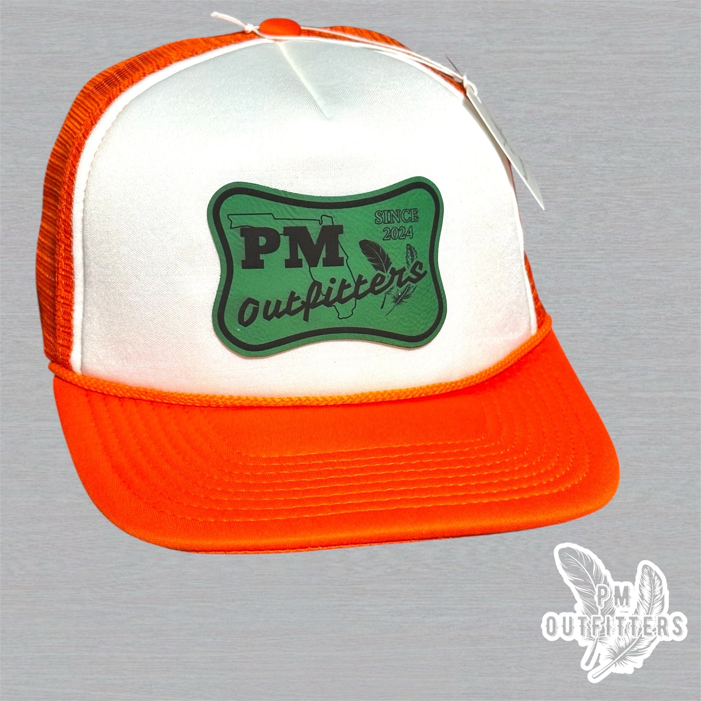 PM Outfitters Miami Logo Design Foam Rope Trucker