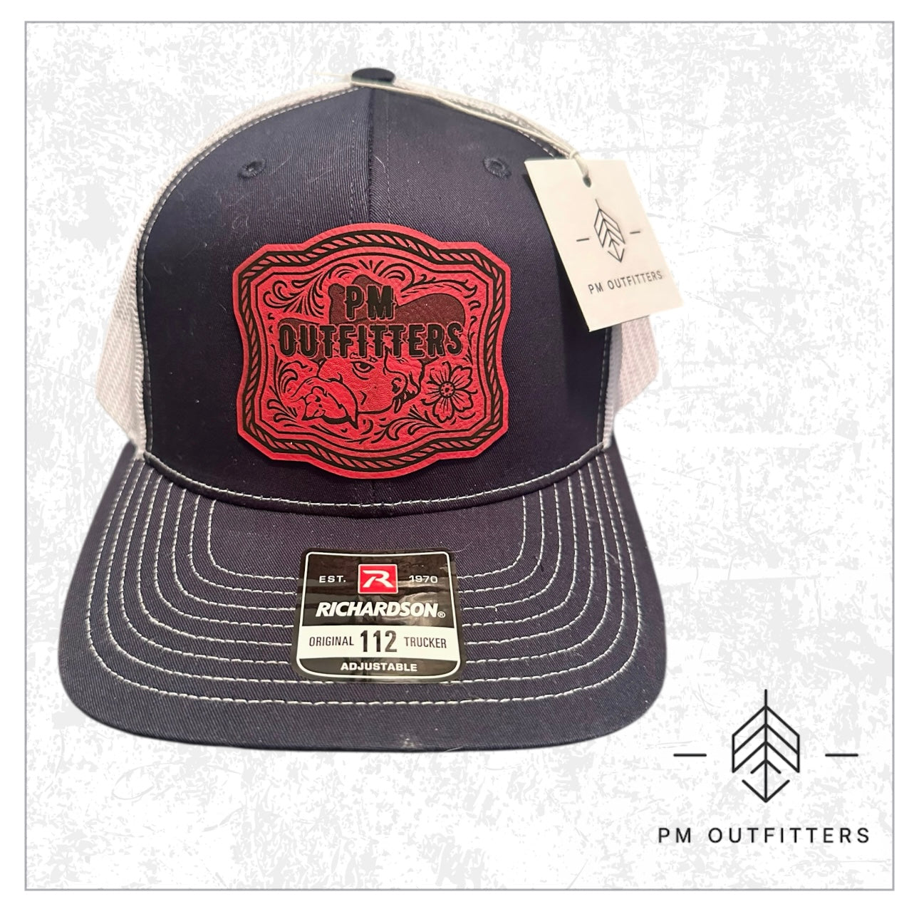 PM Outfitters Rebel Ole Miss Custom Design Trucker Hat