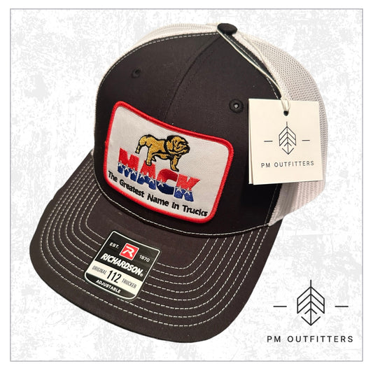 Mack Trucks Vintage Logo Embroidered Patch Trucker Hat