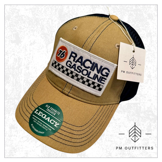 Retro NASCAR 76 Racing Gasoline Low Profile Trucker Hat