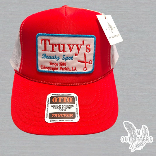 Vintage Steel Magnolias Truvy’s Beauty Spot Foam Front Rope Trucker Hat