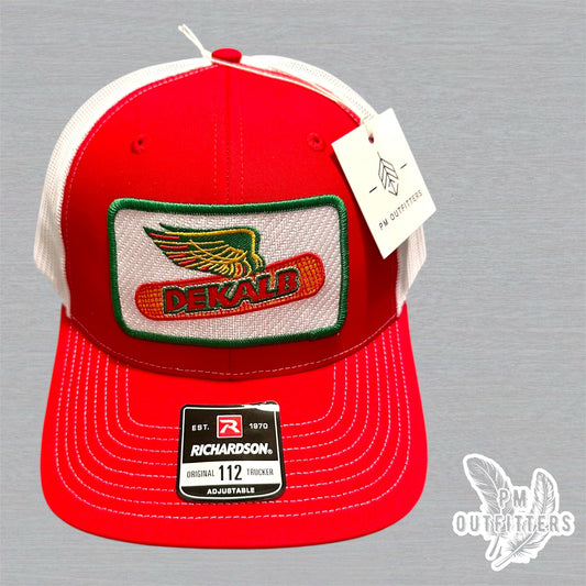 Retro DeKalb Patch Vintage Farm Seed Richardson 112 Trucker Hat