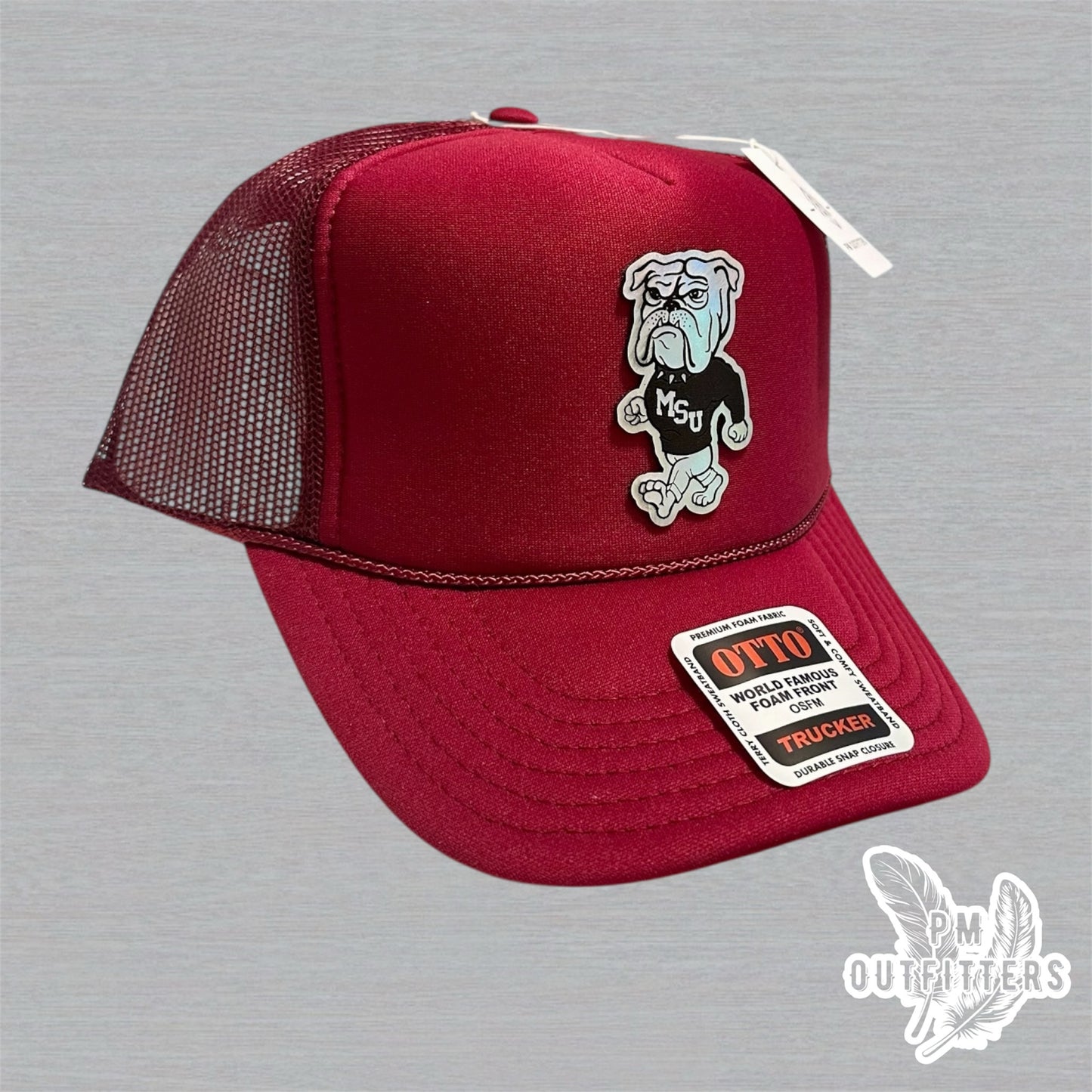 Holographic Bully Foam Front Rope Trucker Hat