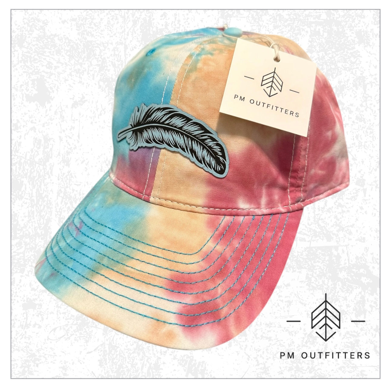 Signature Feather Tie Dyed Cap