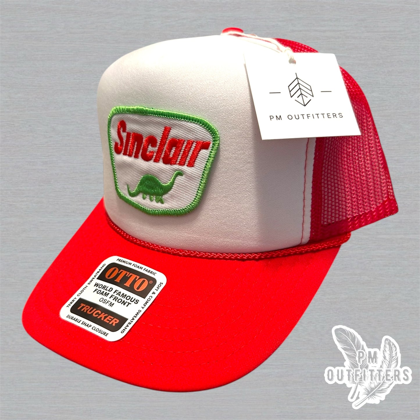 Vintage Sinclair Oil Foam Front Rope Trucker Hat