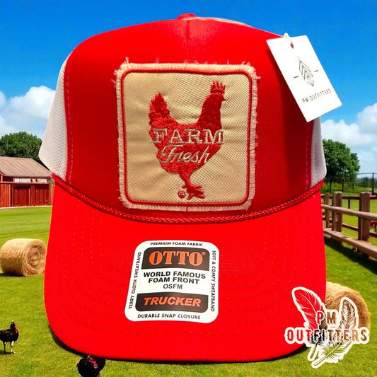 Vintage Farm Fresh Foam Front Rope Trucker Hat