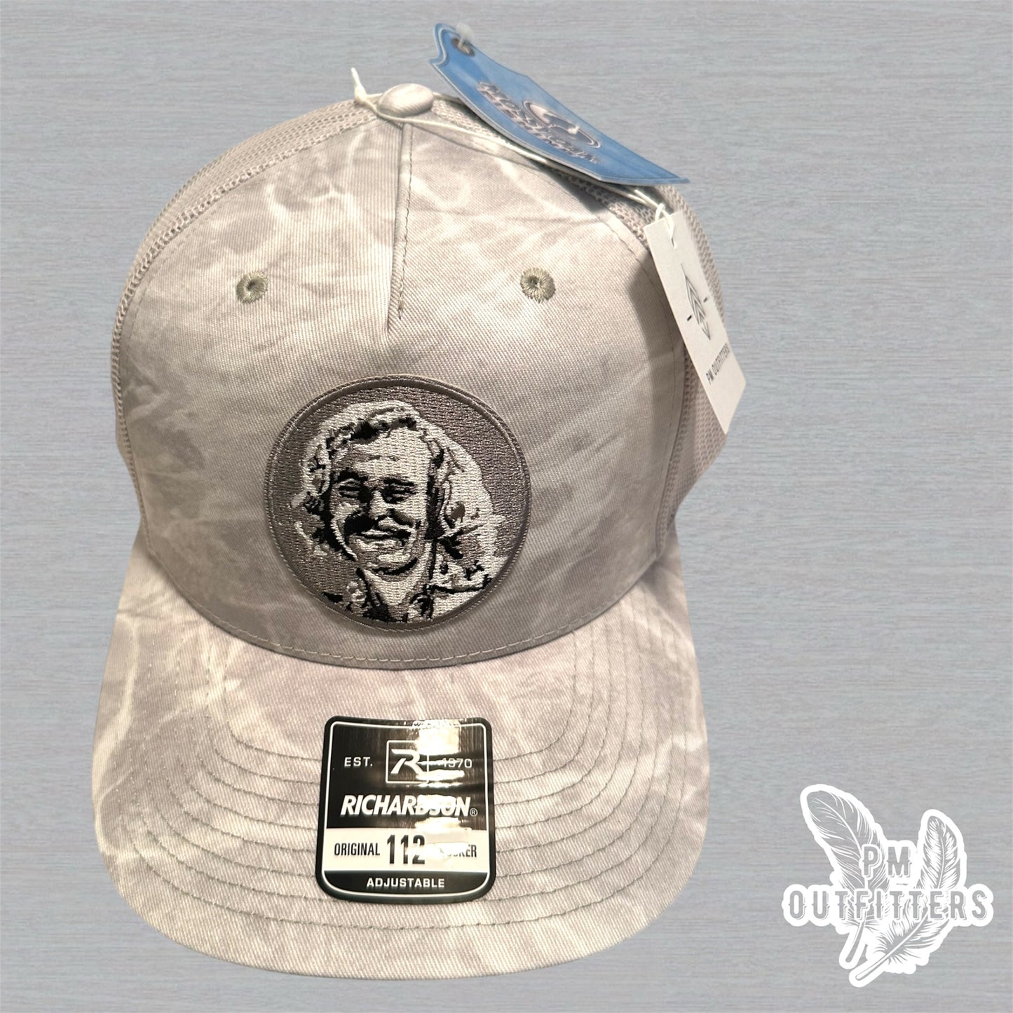 PM Outfitters x Jimmy Buffett Patch Hat – Mossy Oak Elements Bonefish (Richardson 112 | 5-Panel)