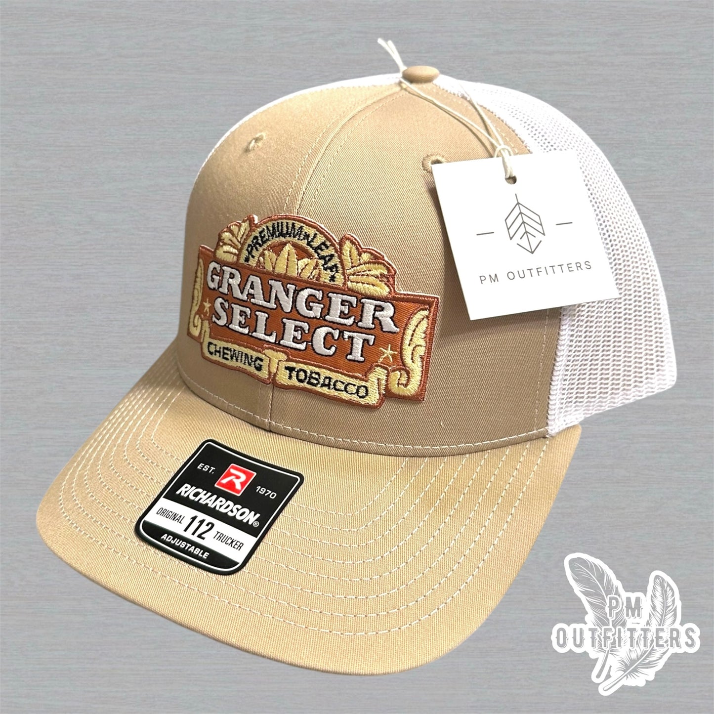 Vintage Retro Granger Select Chewing Tobacco Richardson 112 Trucker Hat
