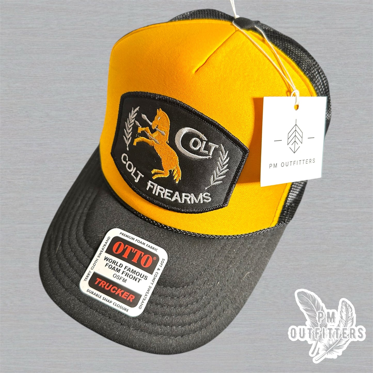 Vintage Colt Firearms Foam Front Rope Trucker Hat