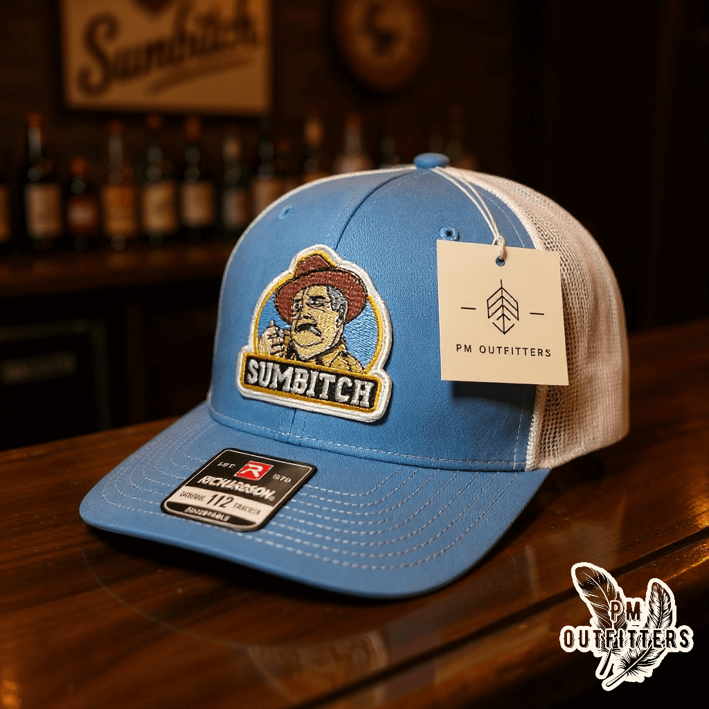 Smokey and the Bandit Sumbitch trucker hat, Buford T. Justice patch, Richardson 112 - Gaston's Hat of the Week