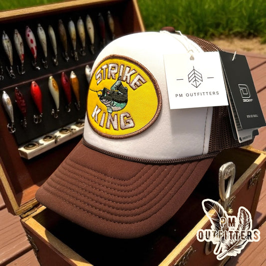Vintage Strike King Fishing Lures Foam Front Rope Trucker Hat