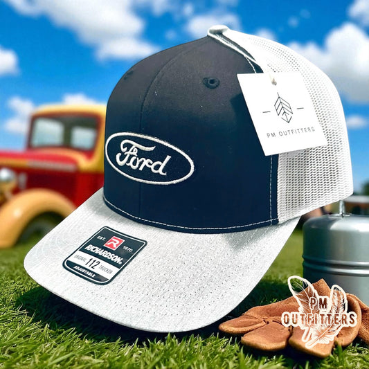Retro Ford Logo Trucker Hat
