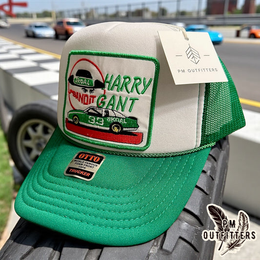 Vintage Skoal Bandit Racing Harry Gant Foam Front Rope Trucker Hat
