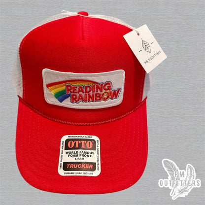Vintage Reading Rainbow Foam Front Rope Trucker Hat