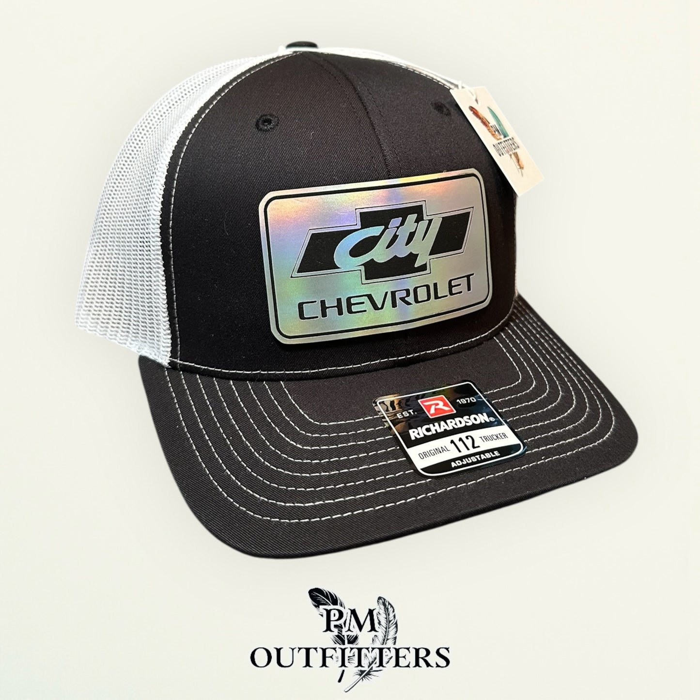 City Chevrolet Retro Holographic Trucker Days of Thunder Richardson 112 Snapback Hat