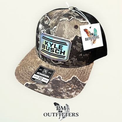 Kyle Busch Memorial Hat - In Memory of Rowdy (1985-2026) | Richardson 112 Realtree Excape Camo Tribute