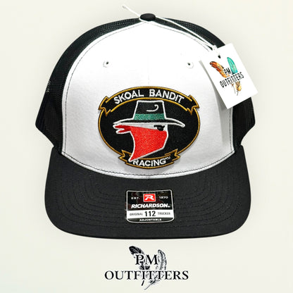 Skoal Bandit Racing trucker hat black mesh back Richardson 112