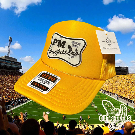 PM Outfitters USM Logo Design Foam Front Rope Trucker Hat