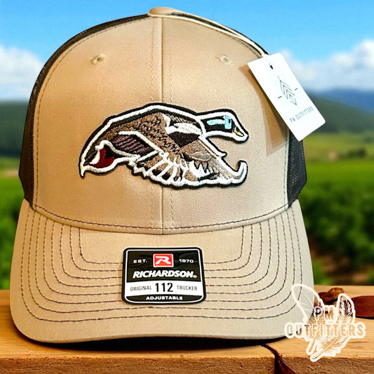 Classic Duck Embroidered Patch Trucker Hat