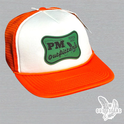 PM Outfitters Miami Logo Design Foam Rope Trucker