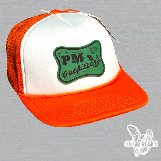 PM Outfitters Miami Logo Design Foam Rope Trucker