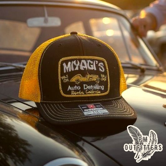 Miyagi Auto Detailing Karate Kid Retro Trucker Hat