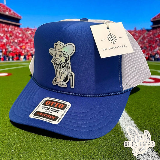 Holographic Colonel Reb Foam Front Rope Trucker Hat