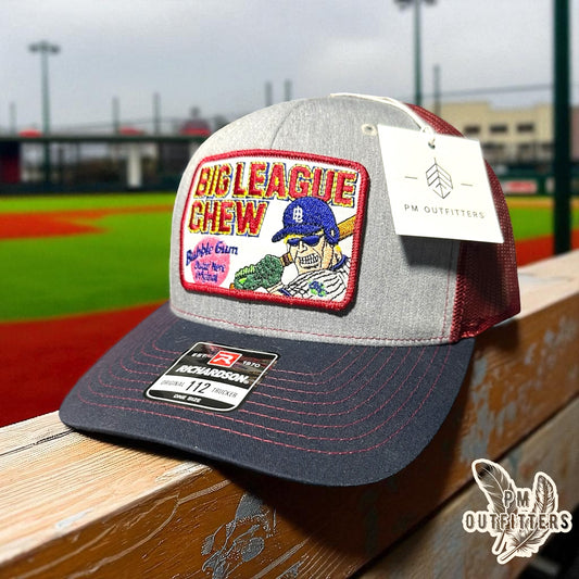 Richardson 112 Trucker Hat – Big League Chew Patch (Maroon/Navy/Gray)