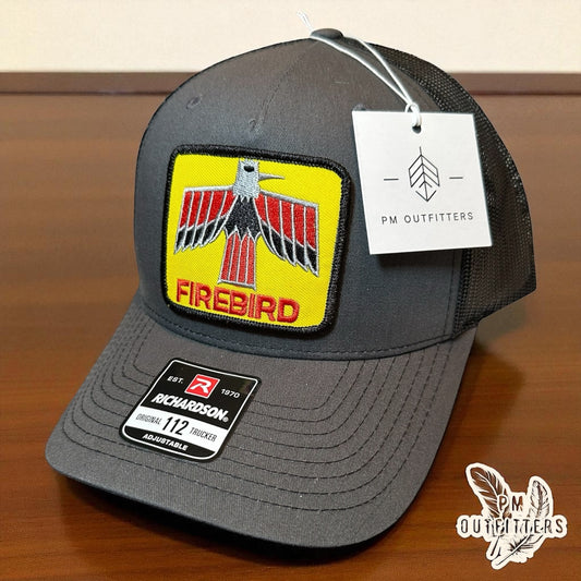 Retro Firebird Vintage Logo 5 Panel Trucker Hat