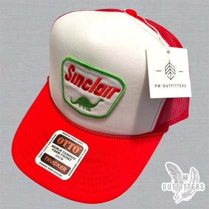 Vintage Sinclair Oil Foam Front Rope Trucker Hat