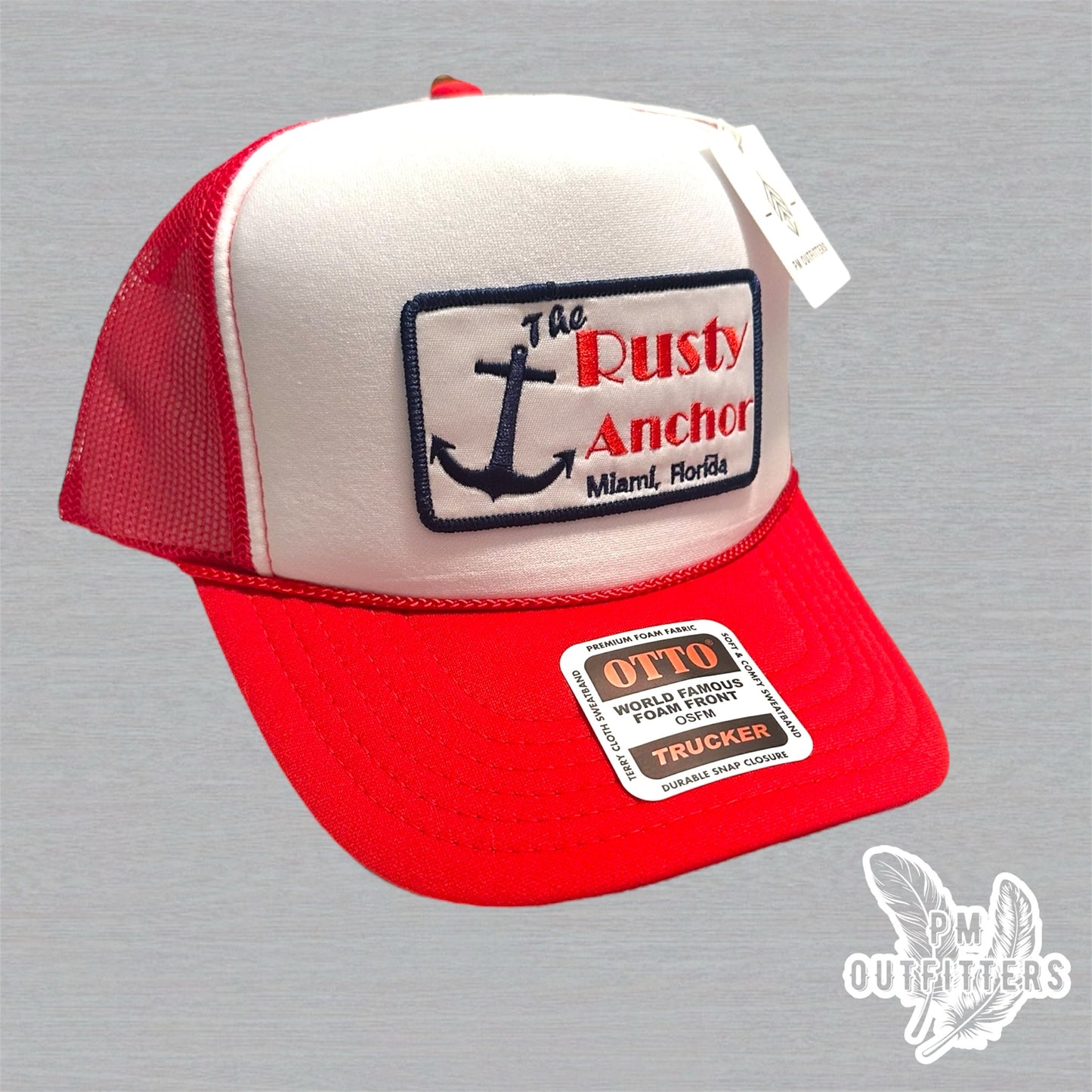 Vintage Golden Girls Rusty Anchor Bar Foam Front Rope Trucker Hat