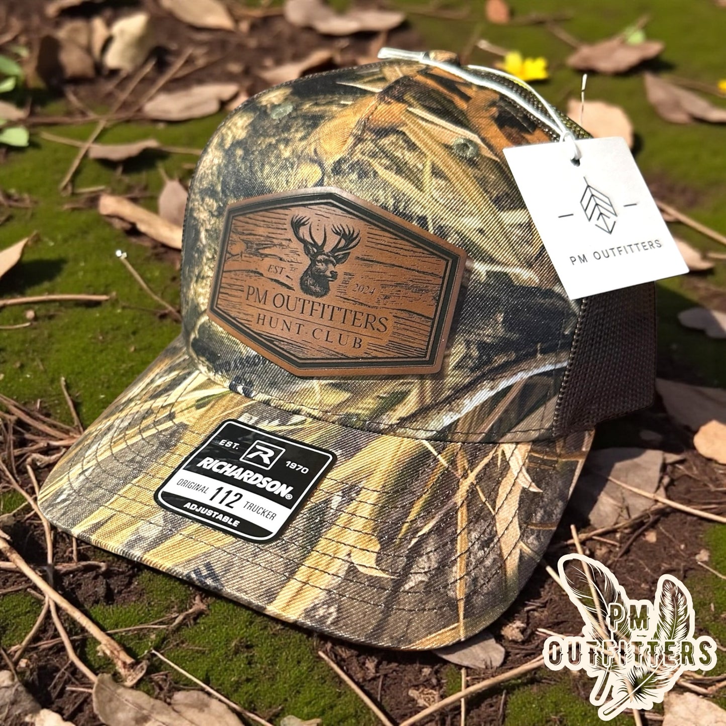 PM Outfitters Hunt Cub Trucker Hat | Exclusive Deer Camo Design